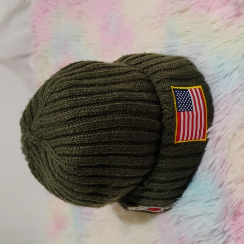 New England Patriots Salute The Troops New Era Beanie Gently Worn - Picture 3 of 10